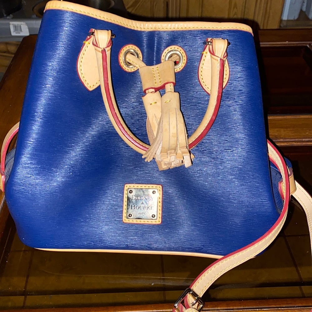 Dooney & Bourke Navy Canvas Crossbody